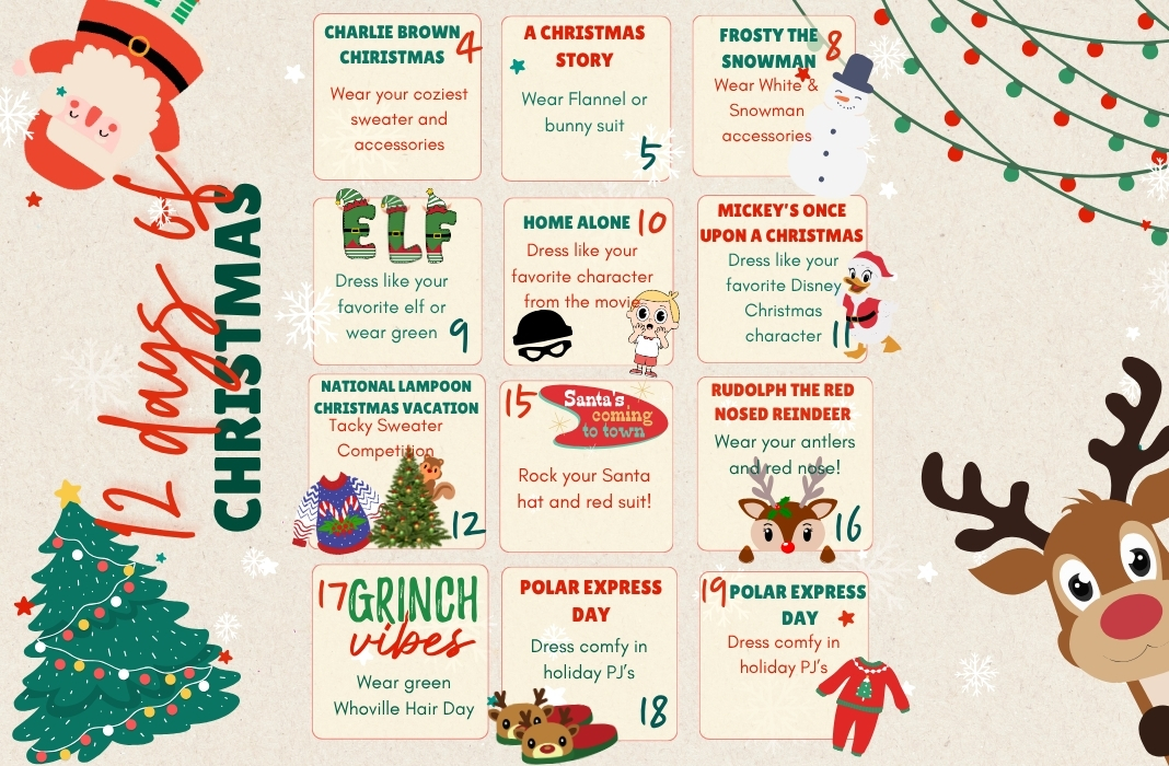 12 days of Christmas